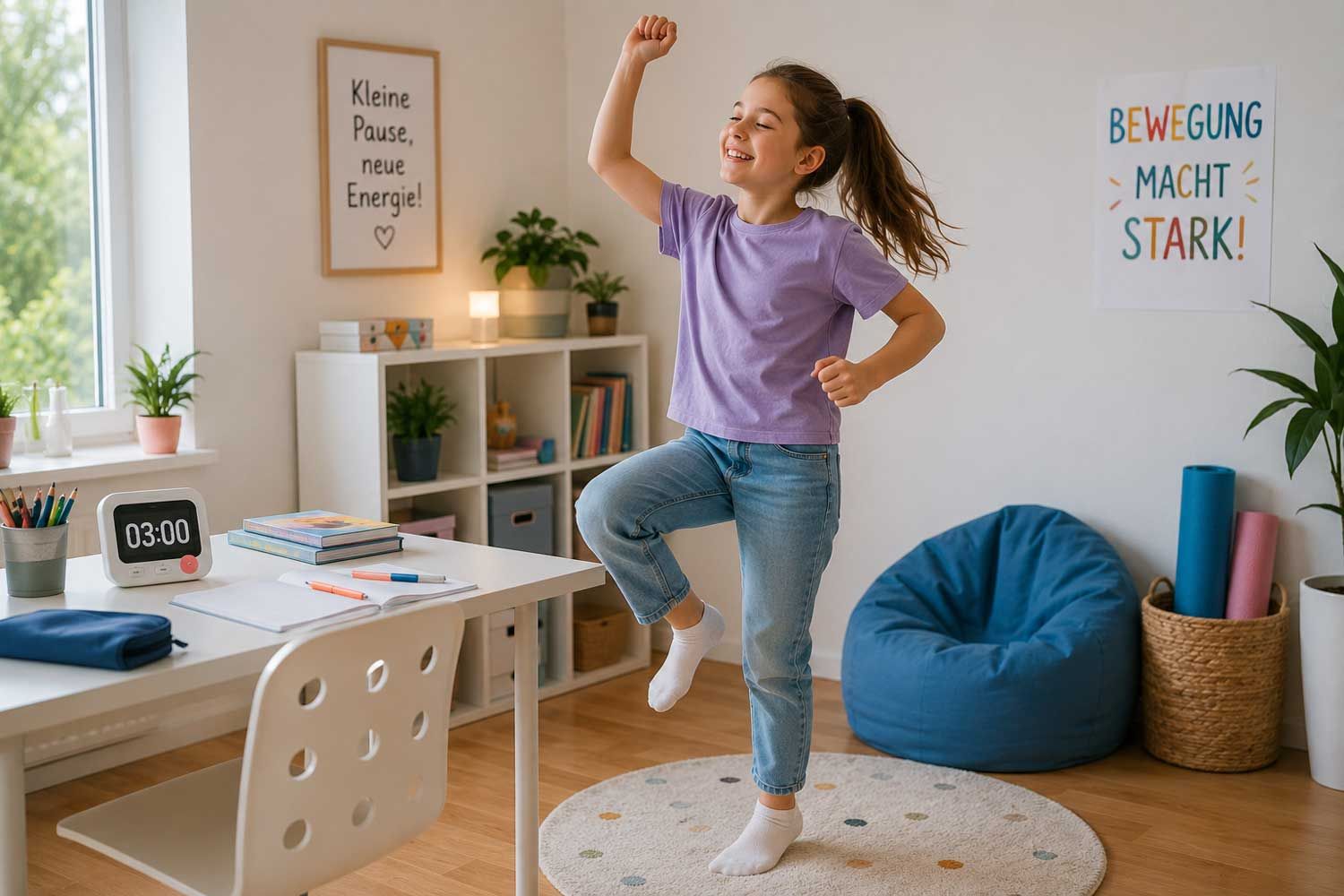 kleine Bewegungspause Kinder Jugendliche