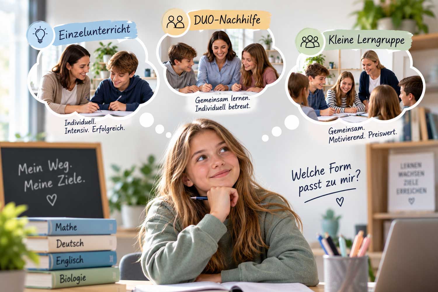 Duo Nachhilfe, Einzelnachhilfe, Gruppen Nachhilfe in Wehrheim
