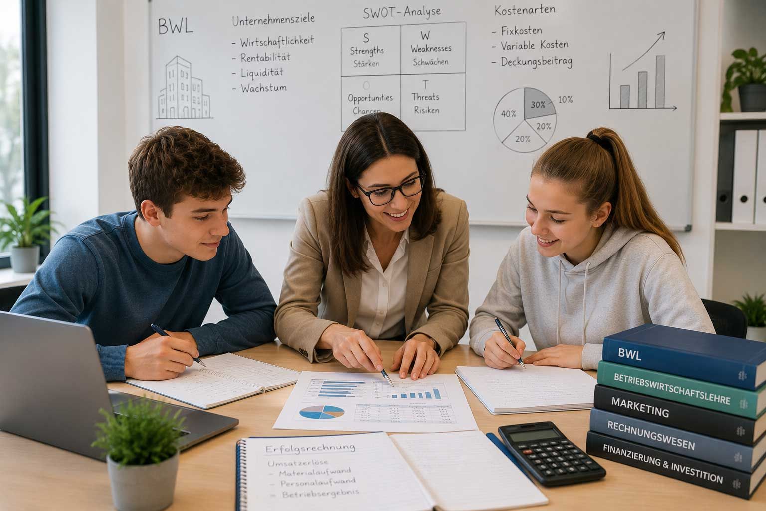 Flexible BWL-Nachhilfe in Neu-Anspach, Usingen und online